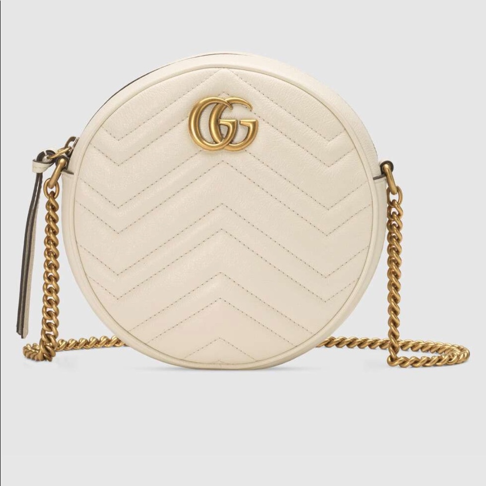 Authentic Gucci GG Marmont Round Shoulder Bag - Picture 1 of 8